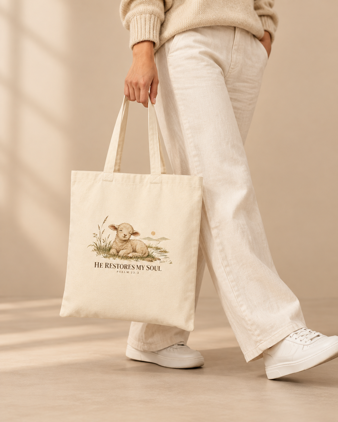 Cotton Canvas Tote Bag