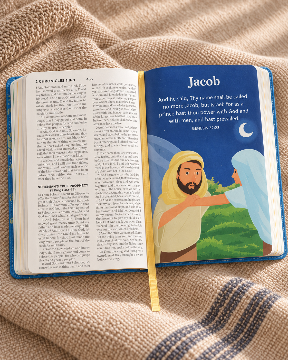 Meine erste richtige Bibel für Jungen KJV | Blaue Kinderbibel für 3 bis 5-Jährige