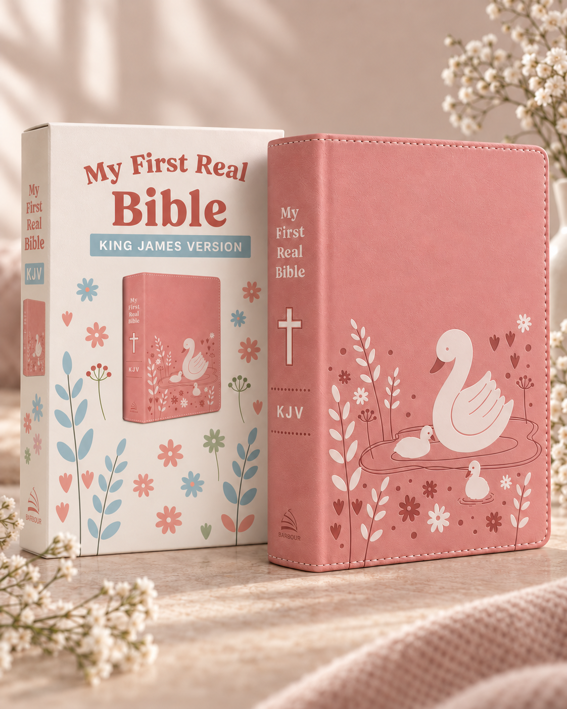 My First Real Bible for Girls KJV | Pink Kids Bible Ages 3 to 5