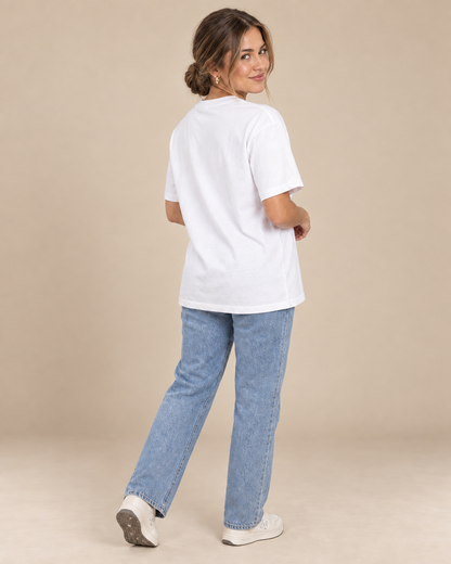 Psalm 23:3 Christian Shirt | He Restores My Soul Unisex Oversized Boxy Bible Verse Tee
