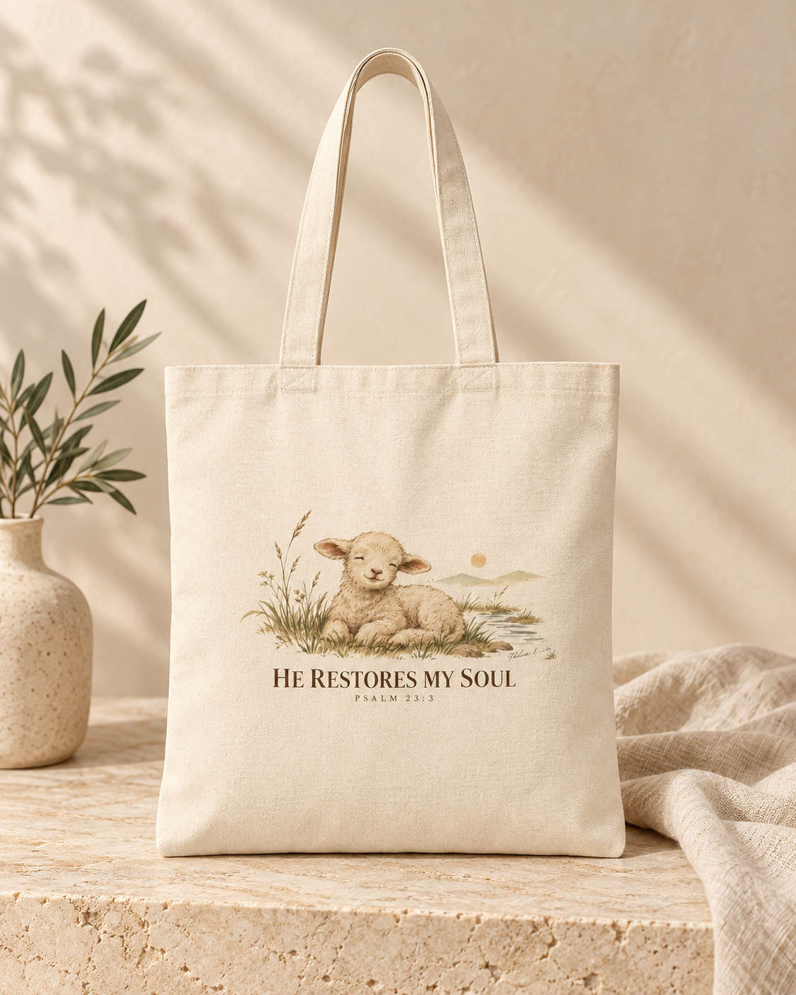 Cotton Canvas Tote Bag