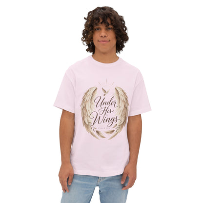 Under His Wings Psalm 91:4 Christian T Shirt | Faith Inspired Unisex Tee