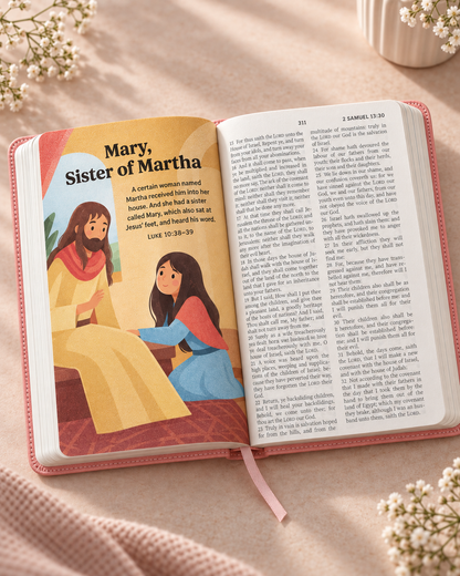 My First Real Bible for Girls KJV | Pink Kids Bible Ages 3 to 5