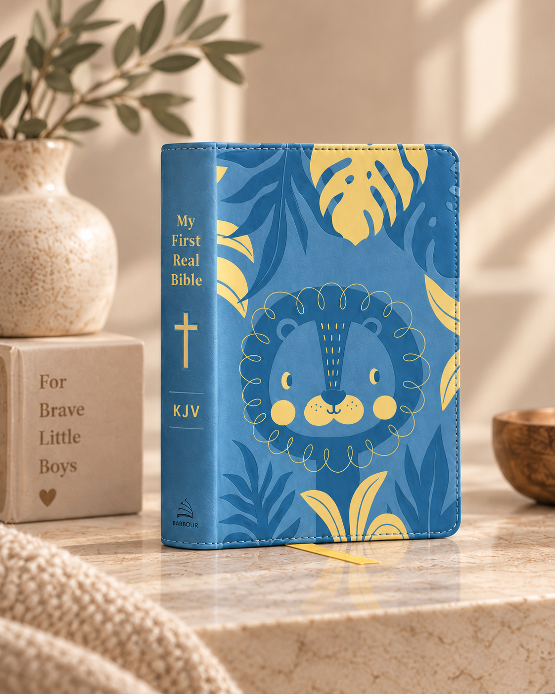 Meine erste richtige Bibel für Jungen KJV | Blaue Kinderbibel für 3 bis 5-Jährige