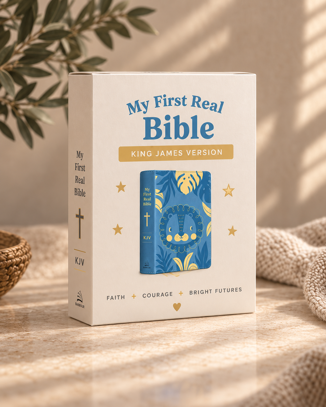 Meine erste richtige Bibel für Jungen KJV | Blaue Kinderbibel für 3 bis 5-Jährige