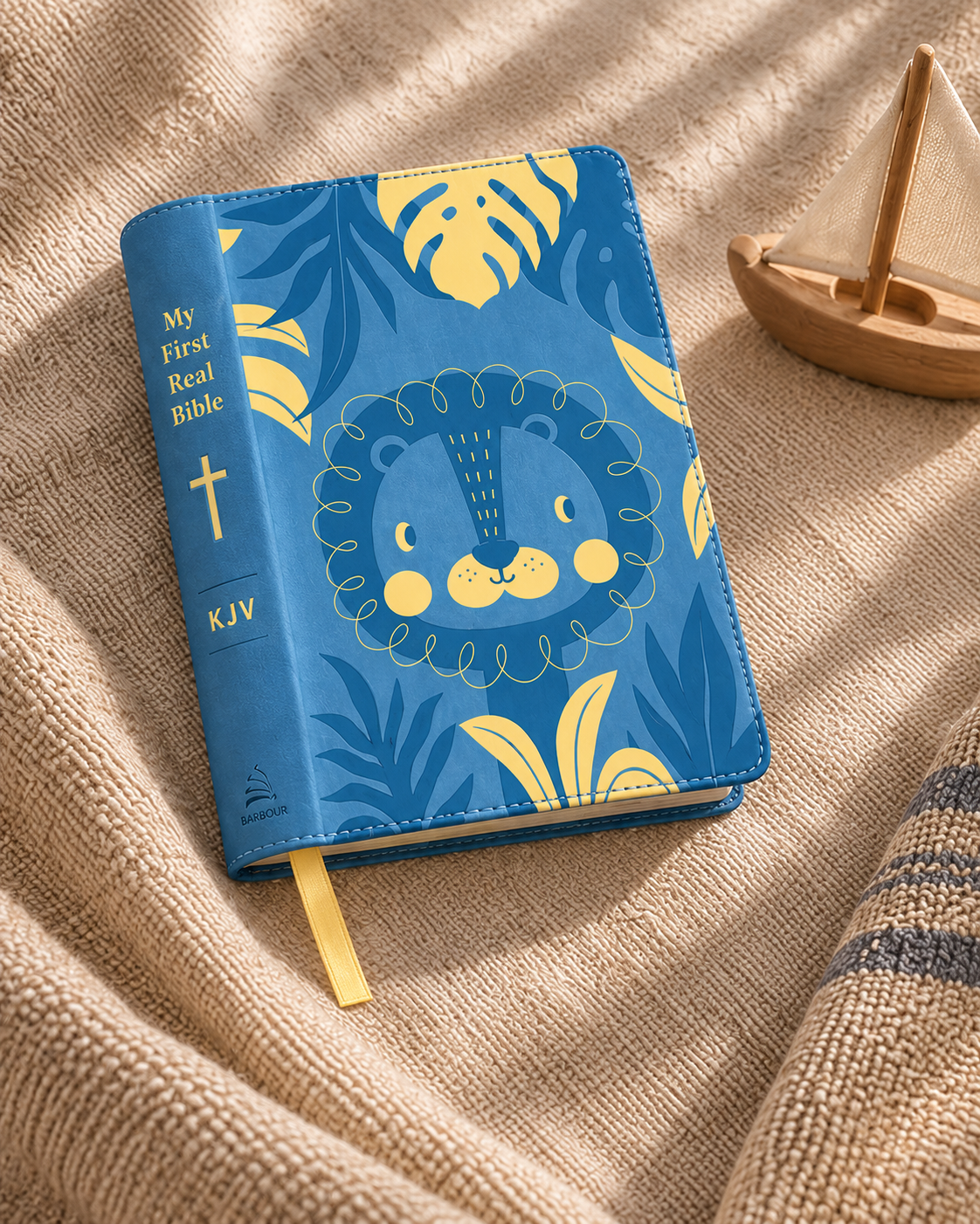 Meine erste richtige Bibel für Jungen KJV | Blaue Kinderbibel für 3 bis 5-Jährige