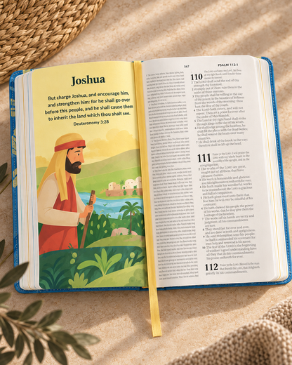 Meine erste richtige Bibel für Jungen KJV | Blaue Kinderbibel für 3 bis 5-Jährige