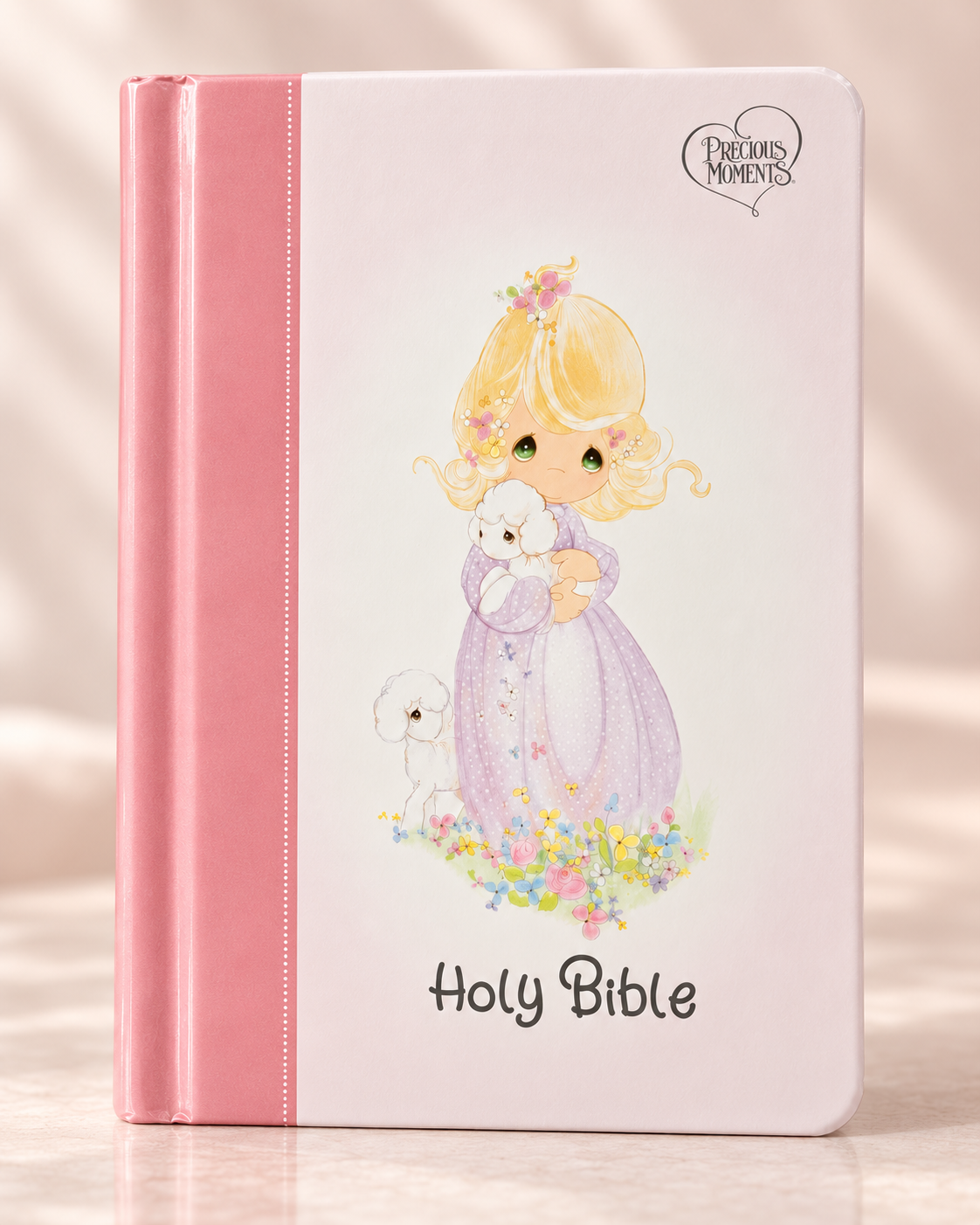 NKJV Precious Moments Small Hands Bible Pink | Kids Hardcover Bible