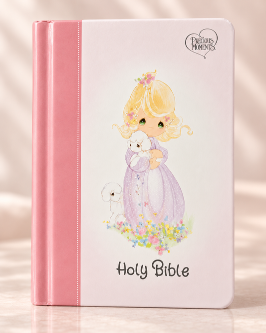 NKJV Precious Moments Kleine Hände Kinderbibel Rosa | Kinderbibel, gebunden